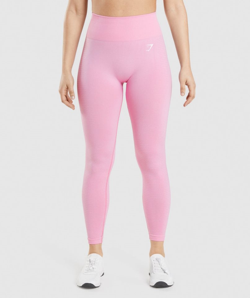 Women\'s Gymshark Vital Seamless 2.0 Leggings Pink | CA 380A65